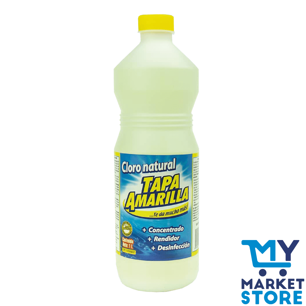 CLORO NATURAL TAPA AMARILLA 1L