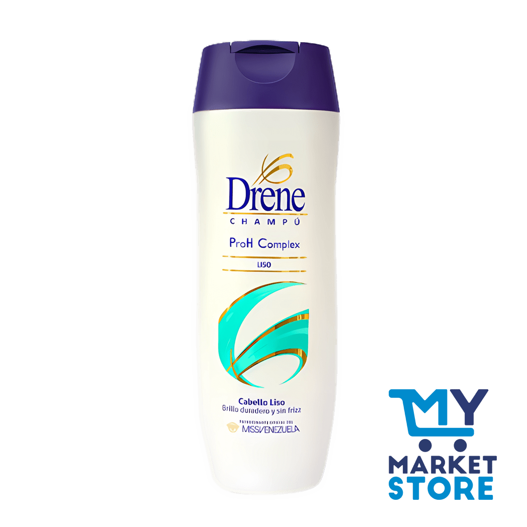 CHAMPU DRENE CABELLO LISO 370ML