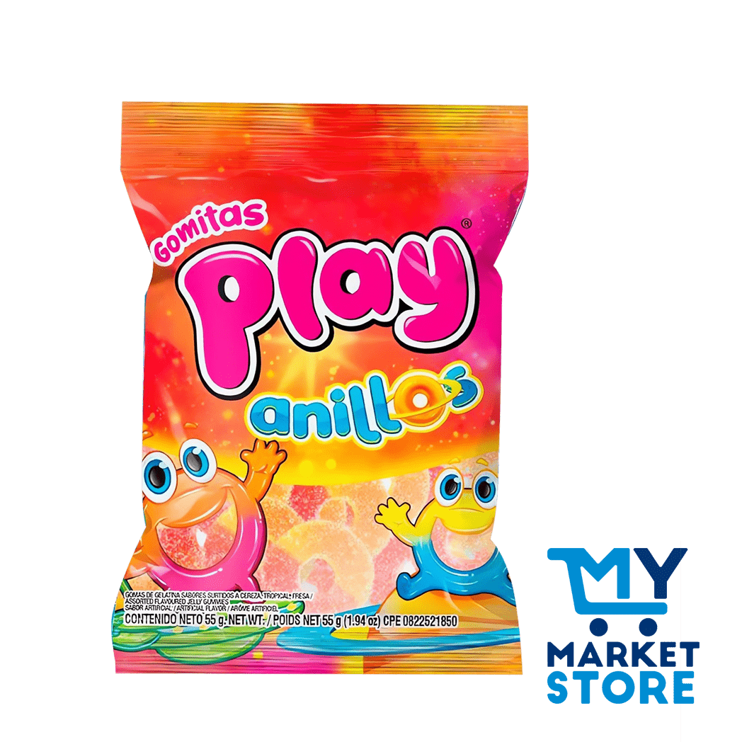 GOMITAS PLAY ANILLOS 55G