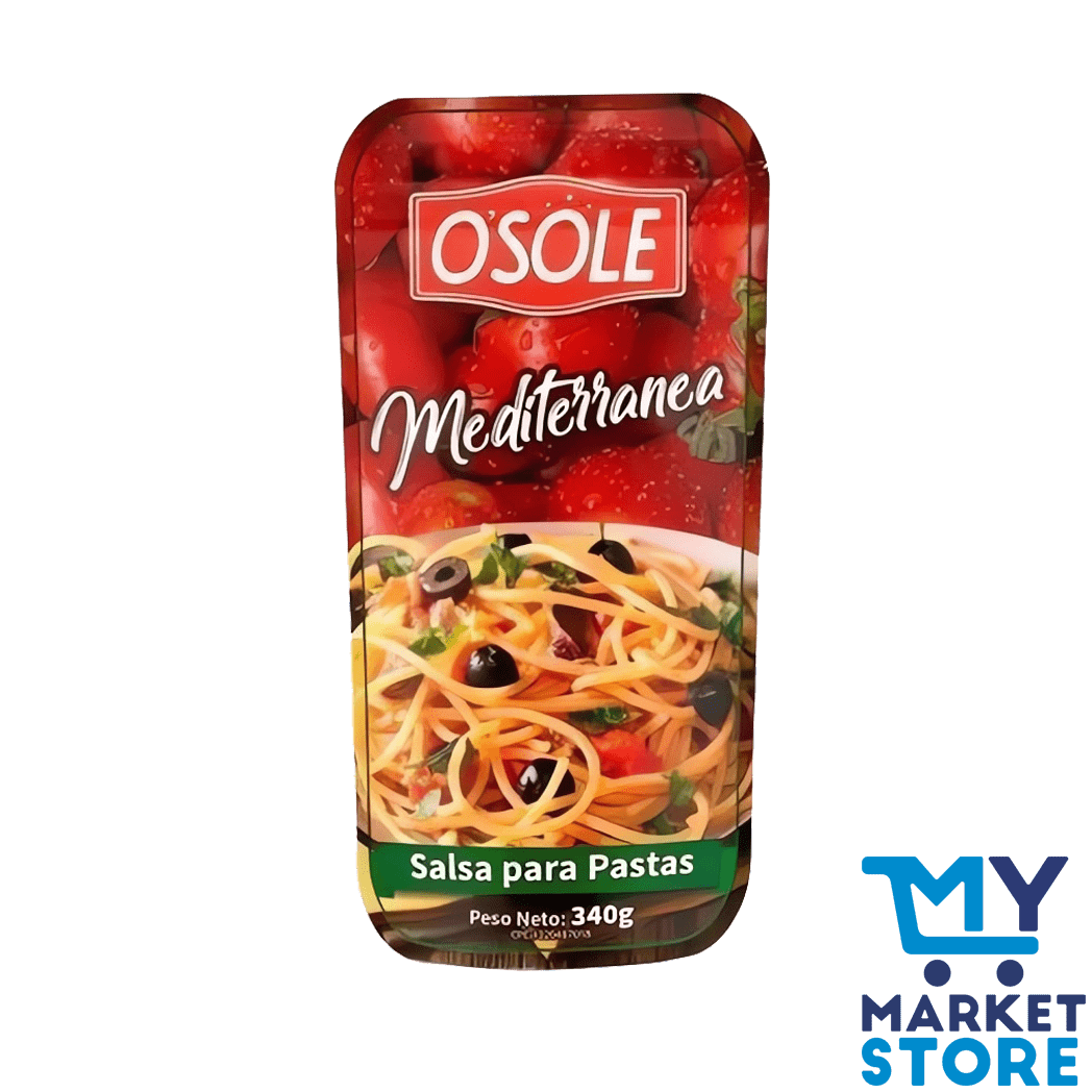 SALSA PARA PASTAS MEDITERRANEA OSOLE 340G