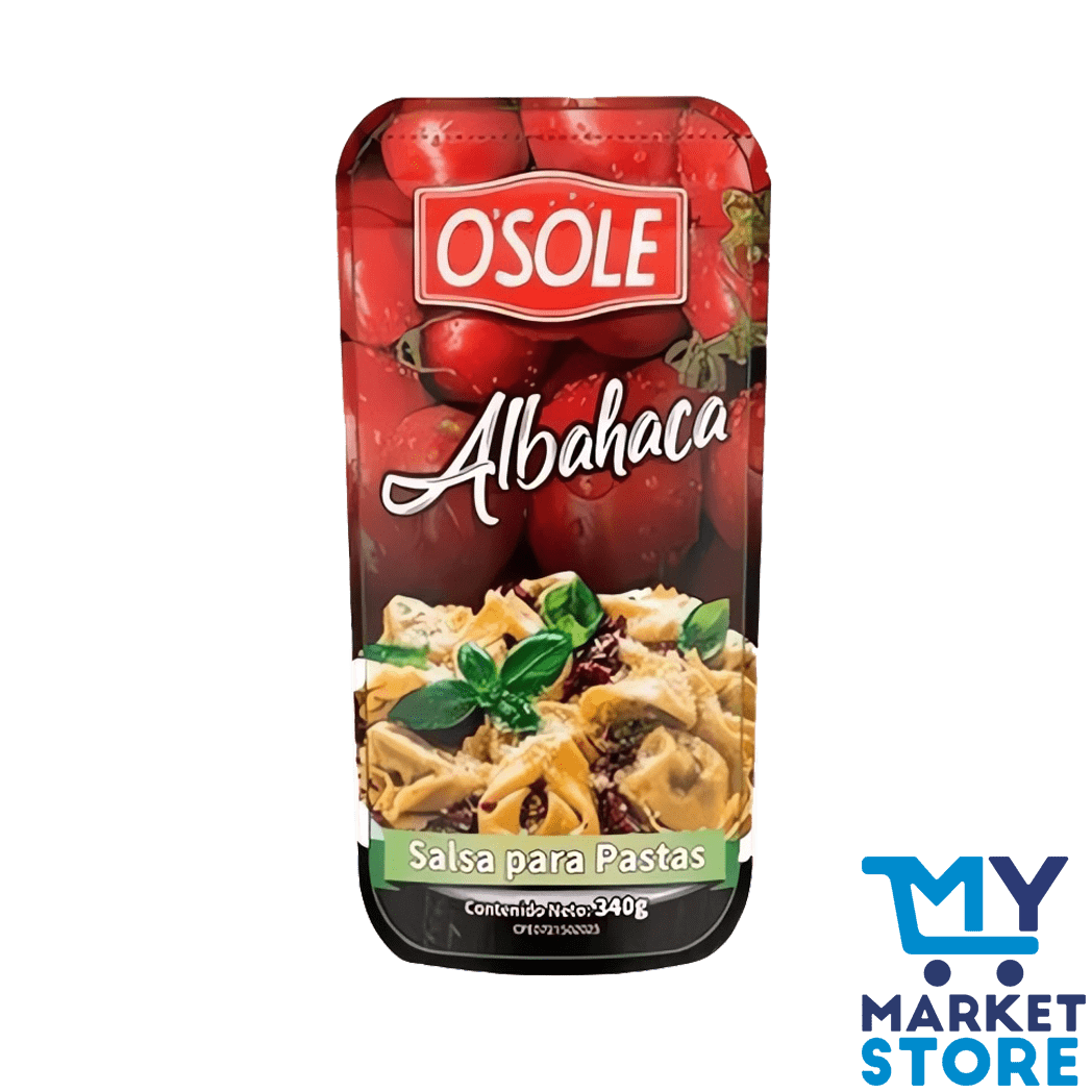 SALSA PARA PASTAS ALBAHACA OSOLE 340G