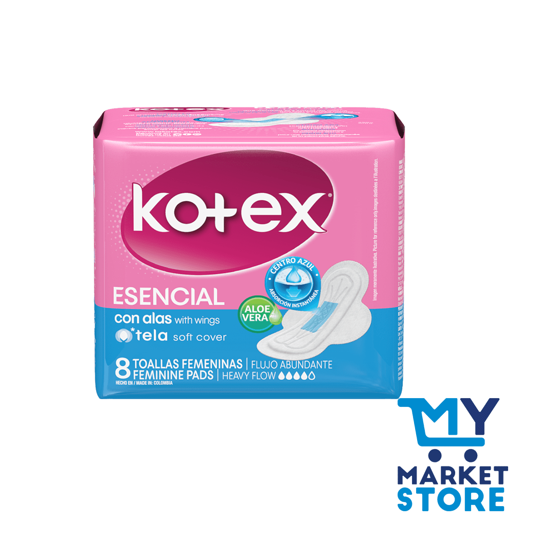 TS KOTEX ESENCIAL C/ALAS 8UND