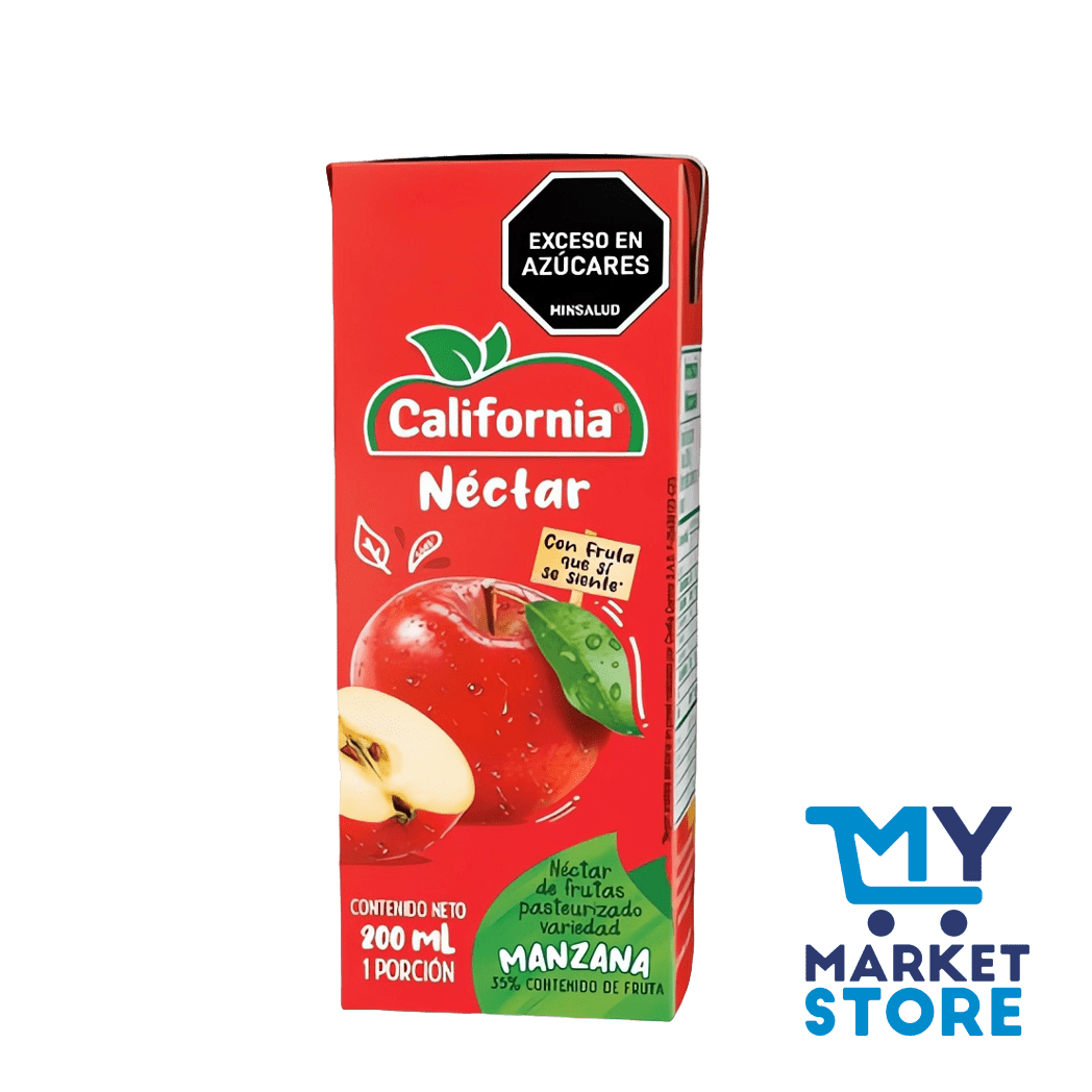 JUGO CALIFORNIA MANZANA 200ML