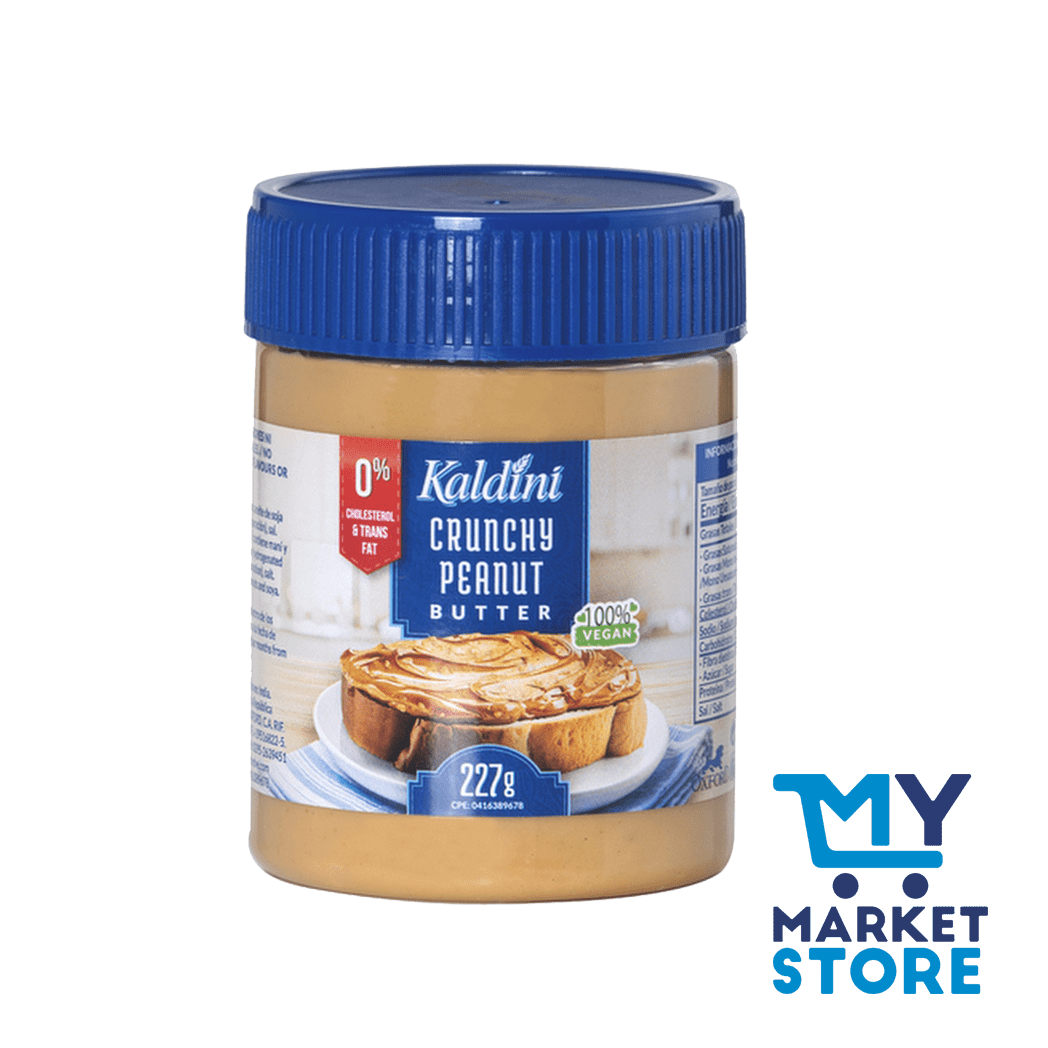 MANTEQUILLA DE MANI CRUJIENTE KALDINI 227G