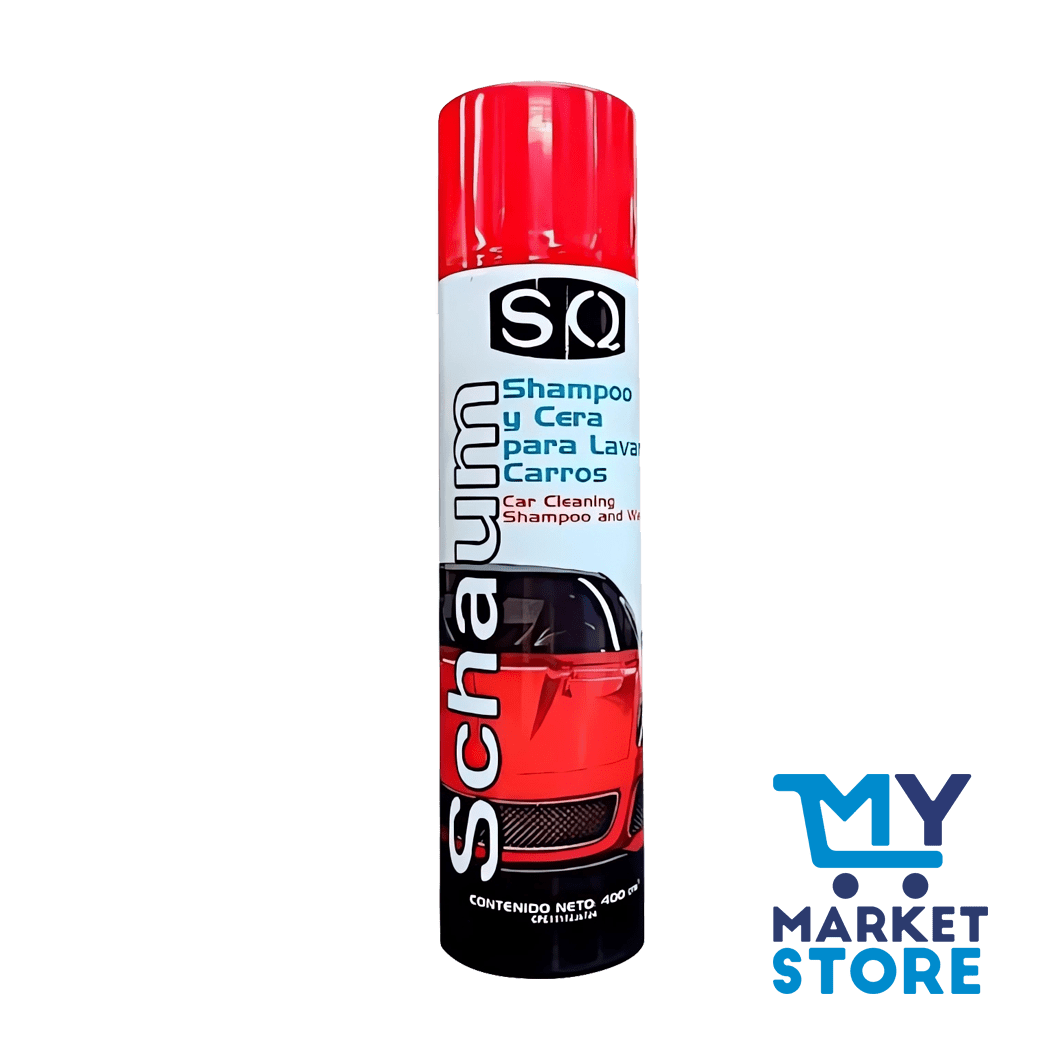 SHAMPOO Y CERA PARA LAVAR CARRO SCHAUM SQ 400ML