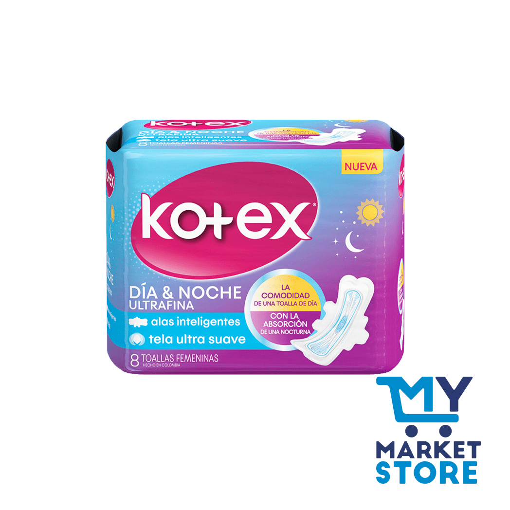 TS KOTEX DIA/NOCHE ULTRAFINA 8UND