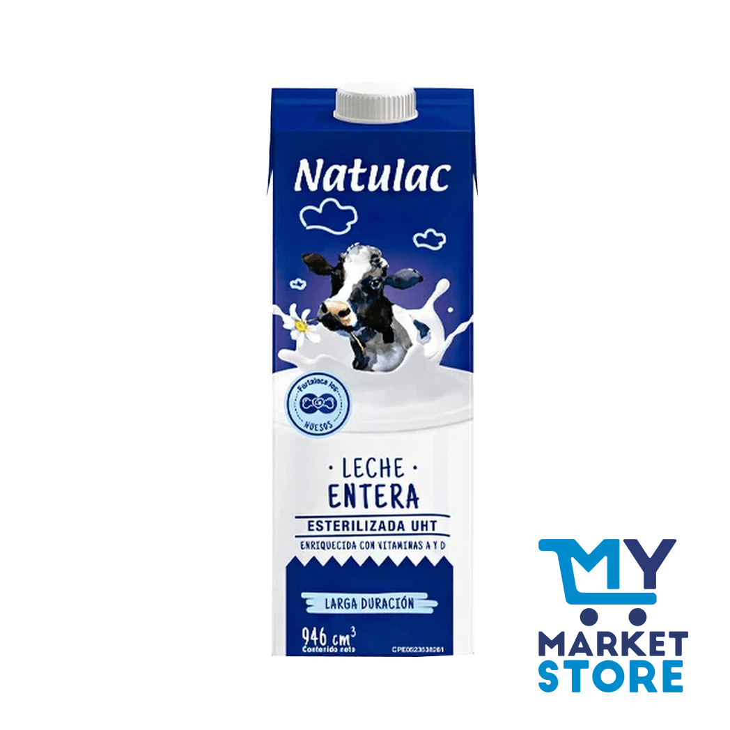 LECHE ENTERA NATULAC UHT 1L